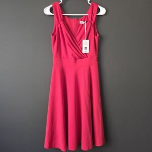 NEW‎ Grace Karin Women's Size S Red A-line Cocktail Dress Knee Length NWT